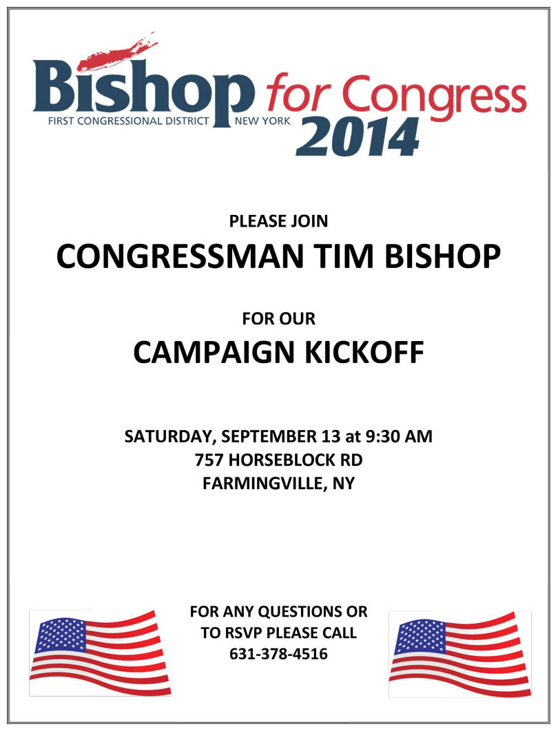 Bishop Campaign Kickoff