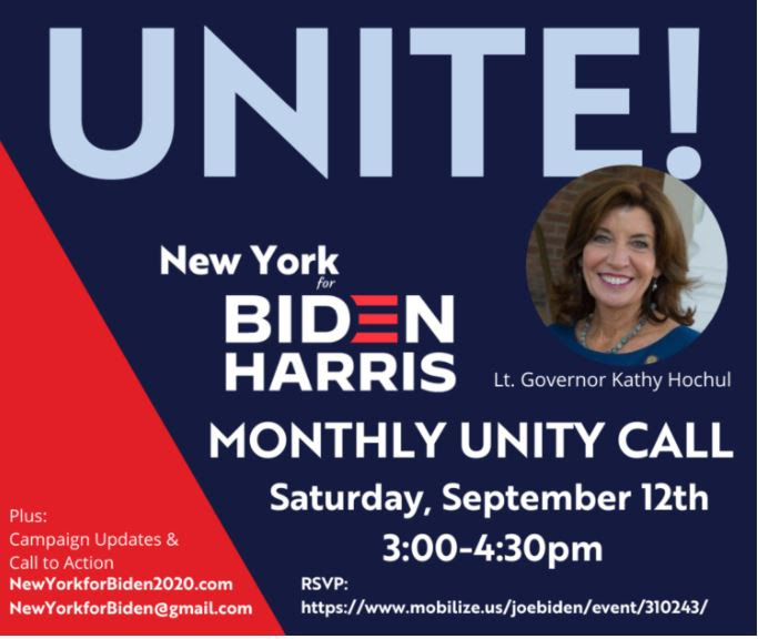 NY for Biden & Harris Statewide Unity Rally Suffolk County Democratic Committee