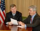 Rich Schaffer meets with Suffolk County Executive Steve Bellone