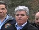 County Executive Bellone and Gov. Cuomo discuss the brush fires with the media