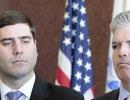 Tim Sini with Suffolk County Executive Steve Bellone
